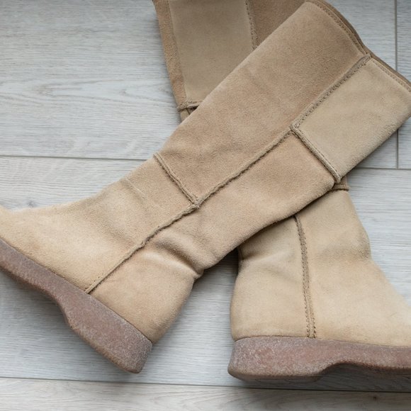 Suede tall boots made in Spain SZ 37 - Picture 12 of 16